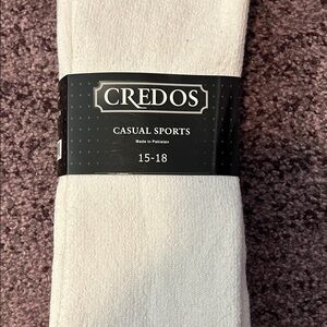 4 Pairs - Men's White Casual Sports Socks